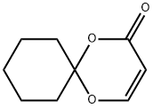 1,5-ジオキサスピロ[5.5]ウンデス-3-エン-2-オン 化学構造式