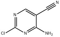 4-AMINO-2-CHLOROPYRIMIDINE-5-CARBONITRILE Struktur