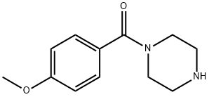 1-(4-甲氧苯甲酰基)哌嗪 结构式