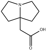 テトラヒドロ-1H-ピロリジン-7A(5H)-酢酸 化学構造式