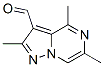 Pyrazolo[1,5-a]pyrazine-3-carboxaldehyde, 2,4,6-trimethyl- (9CI) 结构式