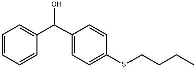 (4-(丁基硫代)苯基)(苯基)甲醇 结构式