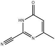 2-Pyrimidinecarbonitrile, 1,4-dihydro-6-methyl-4-oxo- (9CI) 结构式