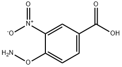 Benzoic acid, 4-(aminooxy)-3-nitro- (9CI) 结构式
