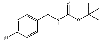 4-(Boc-aminomethyl)aniline Struktur