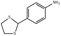 4-(1,3-二硫戊环-2-基)苯胺 结构式