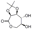 2,3-O-Isopropylidene-L-gulonolactone 结构式