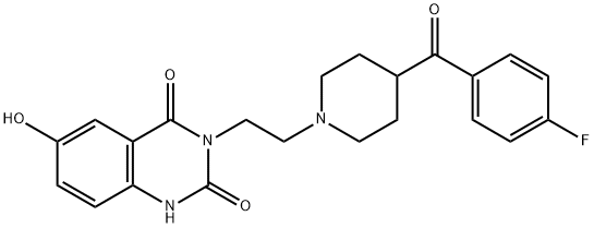 6-hydroxyketanserin 结构式