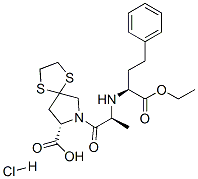 スピラプリル塩酸塩 化学構造式