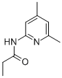 Propanamide,  N-(4,6-dimethyl-2-pyridinyl)- 结构式