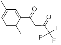 1-(2,5-dimethylphenyl)-4,4,4-trifluorobutane-1,3-dione 结构式