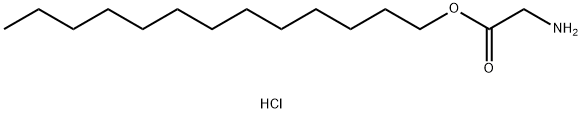 2-アミノ酢酸トリデシル塩酸塩 化学構造式