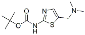 Carbamic  acid,  N-[5-[(dimethylamino)methyl]-2-thiazolyl]-,  1,1-dimethylethyl  ester Struktur