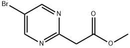Methyl 2-(5-bromopyrimidin-2-yl)acetate Structure