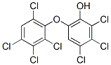 2,3,4-trichloro-6-(2,3,4,6-tetrachlorophenoxy)phenol Structure