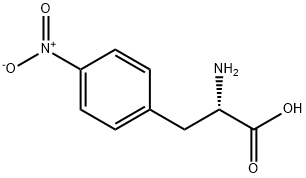 4-硝基-L-苯丙氨酸, 949-99-5, 结构式