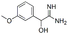Benzeneethanimidamide,  -alpha--hydroxy-3-methoxy- Struktur