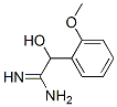 Benzeneethanimidamide,  -alpha--hydroxy-2-methoxy- Structure