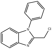 2-CHLOROMETHYL-1-PHENYL-1H-BENZOIMIDAZOLE Struktur