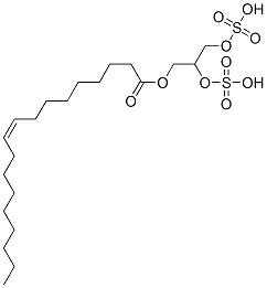 2,3-bis(sulphooxy)propyl oleate Struktur