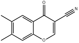 3-CYANO-6,7-DIMETHYLCHROMONE Struktur