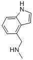1H-INDOLE-4-ETHANAMINE, N-METHYL- Struktur