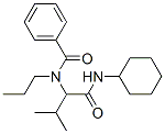 Benzamide, N-[1-[(cyclohexylamino)carbonyl]-2-methylpropyl]-N-propyl- (9CI) Structure