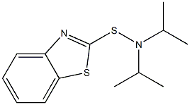 N,N-二异丙基-2-苯并噻唑次磺酰胺, 95-29-4, 结构式