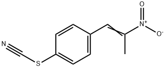 4-(2-Nitro-1-propenyl)phenyl thiocyanate Struktur