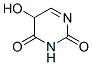 2,4(3H,5H)-Pyrimidinedione, 5-hydroxy- (9CI) Struktur