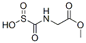 Glycine,  N-(sulfinocarbonyl)-,  1-methyl  ester Struktur