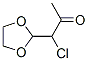 2-Propanone,  1-chloro-1-(1,3-dioxolan-2-yl)- Structure