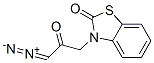 2-Benzothiazolinone,  3-(3-diazoacetonyl)-  (7CI,8CI) Struktur