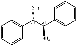 meso-1,2-ジフェニルエチレンジアミン 化学構造式