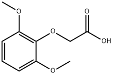(2,6-二氯甲氧基苯氧基)乙酸 结构式