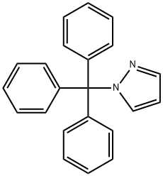 1-Tritylpyrazole Struktur