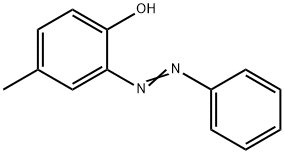 2-PHENYLAZO-4-METHYLPHENOL Struktur