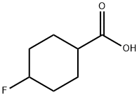 Cyclohexanecarboxylic acid, 4-fluoro- (9CI) Struktur