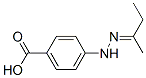Benzoic acid, p-(sec-butylidenehydrazino)- (7CI) Struktur