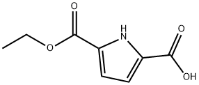 5-(乙氧羰基)-1H-吡咯-2-羧酸, 952569-58-3, 结构式