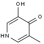 4(1H)-Pyridinone,3-hydroxy-5-methyl-(9CI) Structure