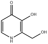 4(1H)-Pyridinone, 3-hydroxy-2-(hydroxymethyl)- (9CI) Struktur