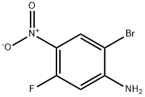 苯胺,2-溴-5-氟-4-硝基 结构式