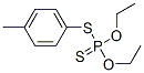 Phosphorodithioic acid O,O-diethyl S-(p-tolyl) ester Struktur