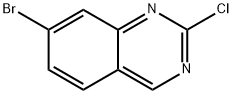 7-ブロモ-2-クロロキナゾリン 化学構造式