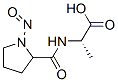 N-[(1-Nitroso-2-pyrrolidinyl)carbonyl]alanine Structure