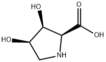 L-Proline, 3,4-dihydroxy-, (3S,4R)- (9CI) Structure