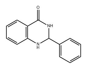 2,3-Dihydro-2-phenylquinazoline-4(1H)-one Struktur