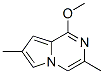 Pyrrolo[1,2-a]pyrazine, 1-methoxy-3,7-dimethyl- (9CI) Struktur