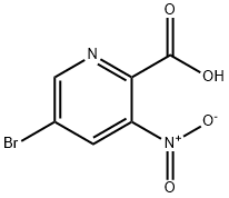 5-BROMO-3-NITROPYRIDINE-2-CARBOXYLIC ACID Struktur